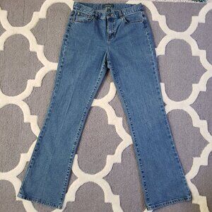 LRL Womens Bootcut Jeans 30" cargo back pocket